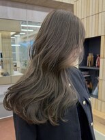 パークレーン アイス イヴェン(park lane ICI yeven) ブリーチなしダブルカラー オリーブグレージュ赤み消し 春カラー