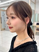 アッシュ 新杉田店(Ash)&nbsp;新杉田レイヤーカット韓国ダブルカラー顔周り前髪カットボブ