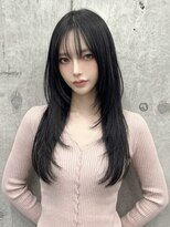 リティアンドビューティースタジオモッズシブヤ(LITTY&beauty studio M.O.D shibuya)&nbsp;レイヤーカット/韓国ヘア/ブラックヘア