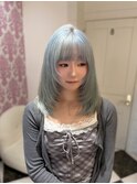 ペールブルー/ブリーチ3回