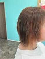ヘアーディア みどり店(Hair...DiA)&nbsp;インナーカラーオレンジ