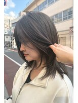 アカラ(acala) グレージュセミロング【20代30代40代/イルミナカラー/髪質改善】