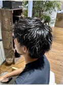縦落ちパーマ/ツイストスパイラル/メンズパーマ