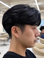 ニコ トウキョウ ヨコハマ(nico)&nbsp;メンズセンターパートウルフセンターパートニュアンスパーマ襟足