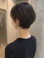 ムクコア(Muk CORE) ショートボブパーマニュアンス透明感カラー大人可愛い川崎