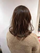 パティオンツー(PATIONN2)&nbsp;30代40代透明感のあるシナモンベージュ★ローレイヤーで動きが◎