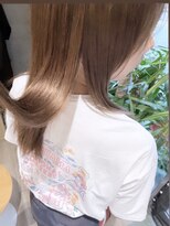 【Zina 銀座中央通り】髪質改善TRinカラーでツヤ髪で大人女子へ