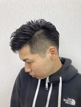 ルート(root) カジュアルツーブロ大人刈り上げ