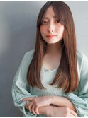 エアリーミディ/ショートパーマ/黒髪/ホワイトアッシュ/TOKIO