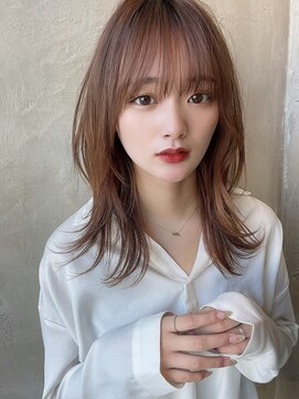 アフロート ルヴア(AFLOAT RUVUA) 20代30代大人かわいいセミロングヘア★ブランジュ