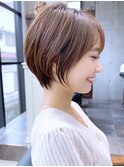 30代40代50代◎大人ナチュラルレイヤーショートボブ 表参道 橋本
