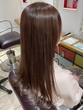 ネオリーブ チッタ 阿佐ヶ谷店(Neolive citta) ハイライトカラー×柔らかピンクベージュカラー☆