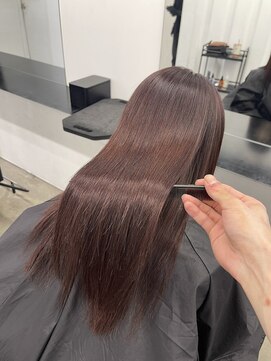 ココ 原宿(KOKO) #大人ガーリー#ダークアッシュ#ミディアムレイヤーカット