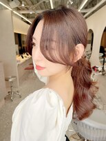 ラルムバイシー 新宿(LARME by Sea)&nbsp;韓国前髪顔周り×くびれヘア【新宿/髪質改善】おくれ毛.小顔ヘア