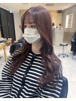 ヘアサロン ガリカ 表参道(hair salon Gallica)&nbsp;大人ゆるふわフェミニン/ブリーチなしラベンダーココア