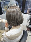 脱白髪染めハイライト
