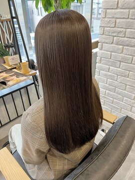 アールフランプラス(arFranc+) ロング×アッシュベージュ