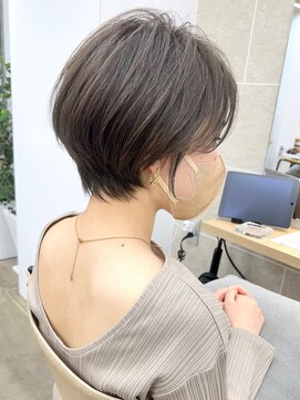 サンドシーン(sand scene) ＠thisiskaito表参道原宿/ショートヘア/ショートボブ/グレージュ