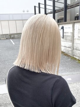 フリーラ 表参道(freera) ブリーチダブルカラーホワイトカラーインナーカラー裾カラー艶髪