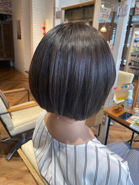 ヘアーショップ エヌアンドエー 越谷店(hair shop N&A) 大人ショートボブ/サラ艶丸みボブ/髪質改善カラー/ハイライト#3