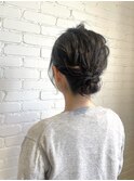 結婚式お呼ばれヘアアレンジ シニヨン