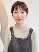 【なかじま ひびき】ワイドバングマッシュショート