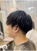 刈り上げツイストスパイラルマッシュ