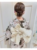 【crop es辻堂　藤田】大人浴衣アレンジ