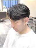 【Hale】ダークアッシュ/ニュアンスパーマNo1467韓国マッシュ