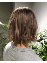 フリッカ 西荻窪店(FLYCKA) ナチュラルボブ×ベージュ
