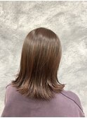 外はねスタイル×ラベンダーピンク20代30代大分中央町