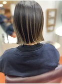 切りっぱなしボブ