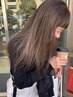 透明感カラー＋髪質改善トリートメント