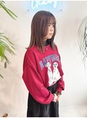 透け感スモーキーベージュ