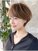 ショートヘア/分け目なし/イメチェン/30代40代50代/表参道