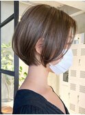 天神大名今泉ショートヘア顔周りレイヤーボブくびれショートボブ