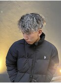ホワイトメッシュ/ツイスパ/メンズパーマ
