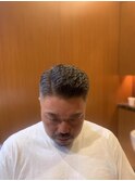 アイロン毛流れパーマ〈理容室〉