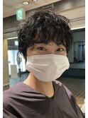 【上條実織】くせ毛をいかしたパーマ風ショート