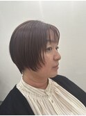 小顔に見えるショートレイヤーカット30代40代50代