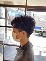 イエローコーン 金沢文庫店(YELLOW CORN) ニュアンスパーマ/センターパート/マッシュ/韓国ヘア