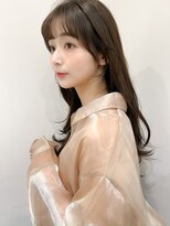 レア 表参道(L'ea)&nbsp;黒髪 クラゲヘアー オリーブグレー 小顔 ココアベージュ