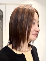 ナループロアツム(Nalu pu loa Tsum)&nbsp;ミディアムレイヤー/アンブレラカラー/顔まわりレイヤー