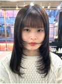 ＊フェイスレイヤーロングレイヤーカットミディアムレイヤー