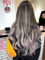 ラフ バイ マグ 南松本(R.A.F. by Mag)&nbsp;春カラー◆シルバーグラデーション×シールエクステ外国人風