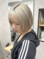 リベストバイジェービー 稲毛(li best. byjb)&nbsp;ワンホンレイヤー/ミルクティーブロンド/ダークブルー/稲毛