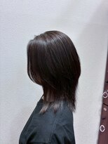 アクセ 外ハネスタイル似合わせカットひし形シルエット簡単スタイリング
