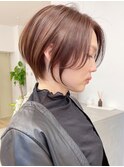 Say.くびれショートクールショート丸みショートスモーキーカラー