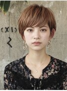 ひし形ショートボブ/ショートヘア/30代/40代/50代/表参道