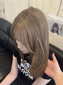 ヘアーアンドメイク シークタチカワ 立川店(Hair&Make Seek) 【澤飯】1ブリーチでつくる透明感グレージュ